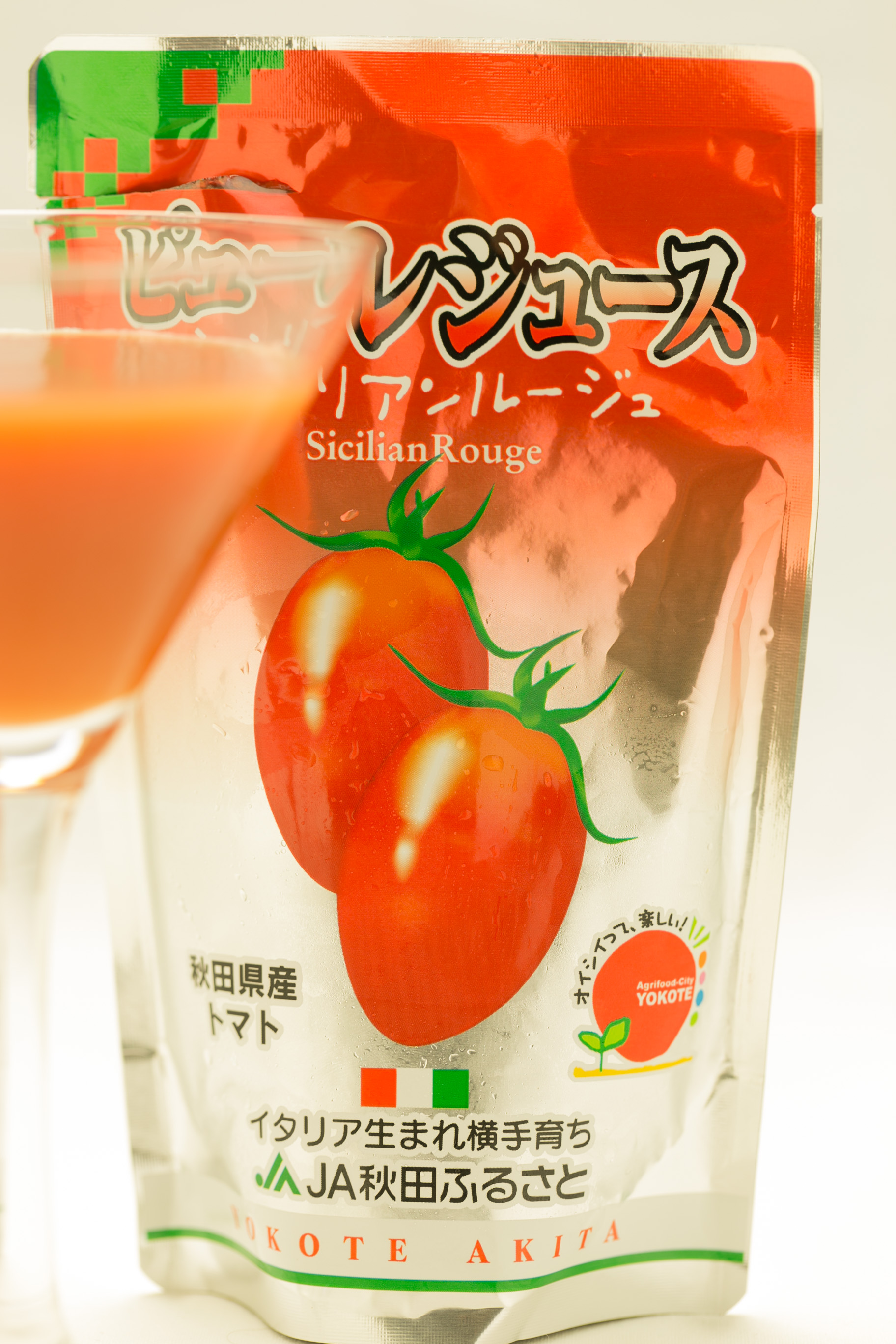 秋田土産「ピューレジュース」はトマトの濃厚さが楽しめる。　野菜ソムリエレポート