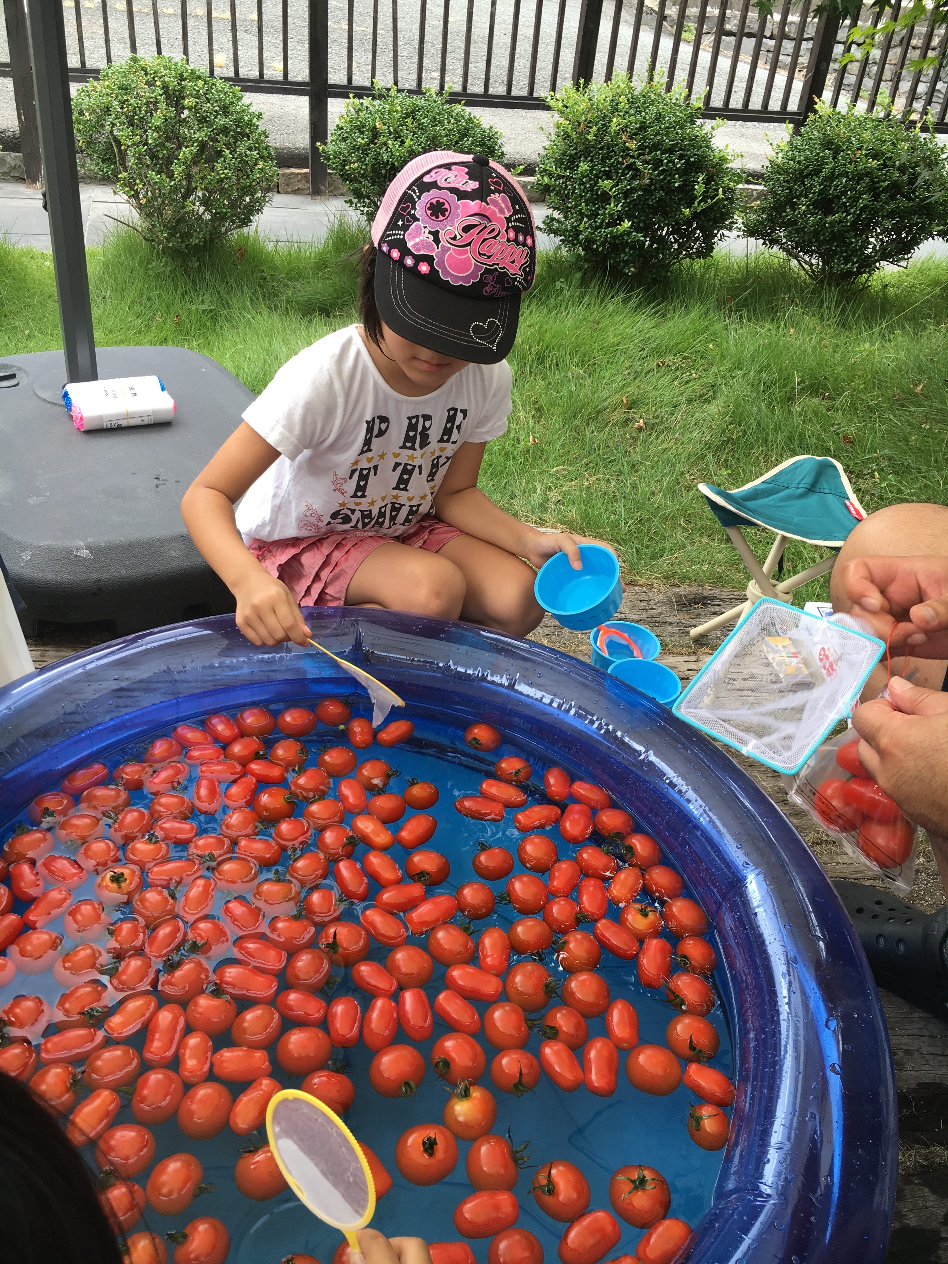 名古屋市円頓寺トマトマ（トマト祭り）トマトにまつわるお店がずらり。子供もトマト好きに。