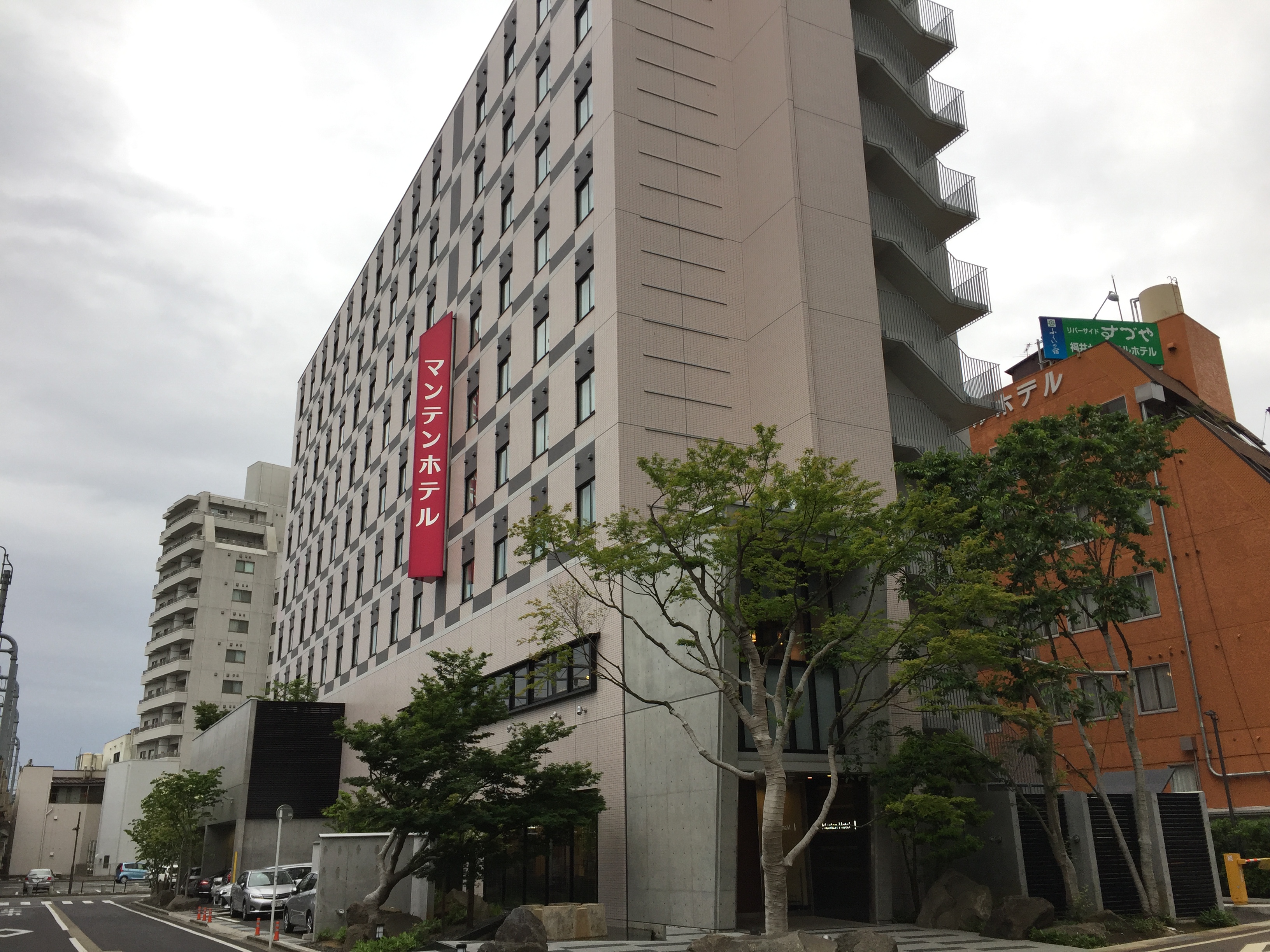 福井県の出張には福井マンテンホテル駅前がオススメ！ビジネスホテルで大浴場、駐車場完備！