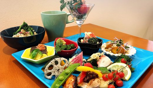 名古屋・守山区　元割烹料理長が開いた「cafe STAIRS（カフェステアーズ）」のランチは３０品目の食材を使って美味しい！