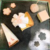 名古屋・新栄　蕎麦カフェ「イベリスside」の桜のスイーツプレートが可愛い！