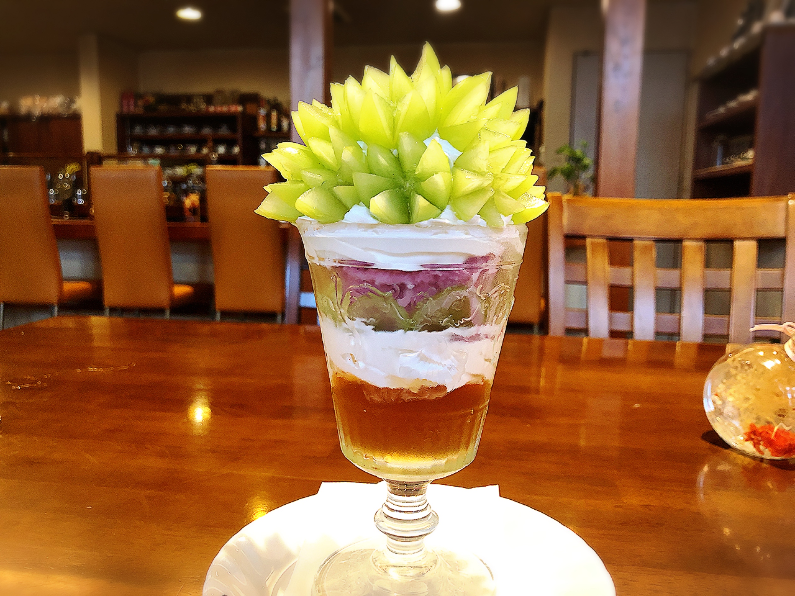 数量限定 煎豆茶館 杣 コーヒーかん そま シャインマスカットの花パフェが可愛い In 愛知県豊田市 名古屋グルメ ぱるとよ