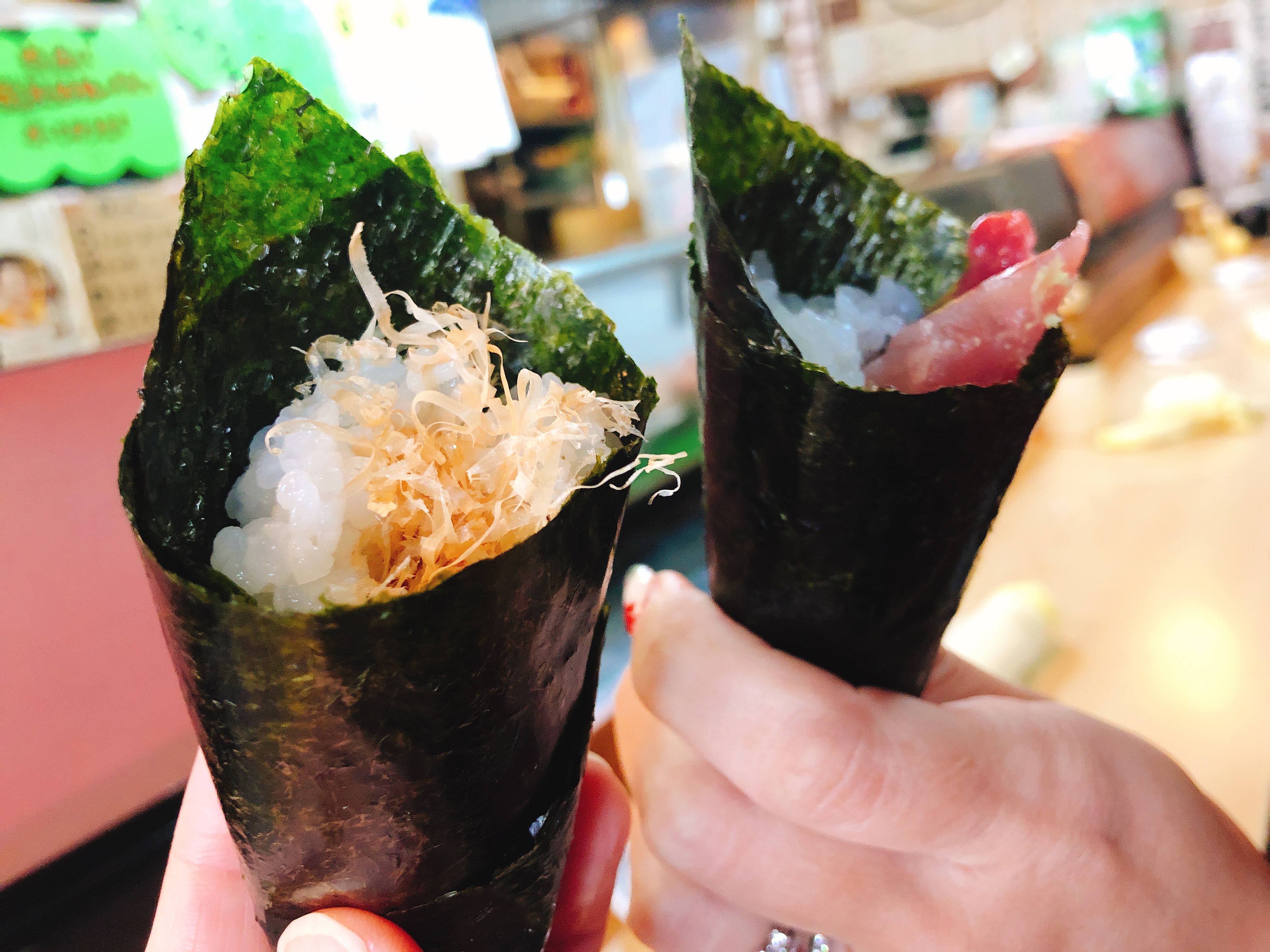 名古屋駅柳橋市場 丸八寿司の手巻き寿司のネーミングセンスが抜群 名古屋グルメ ぱるとよ