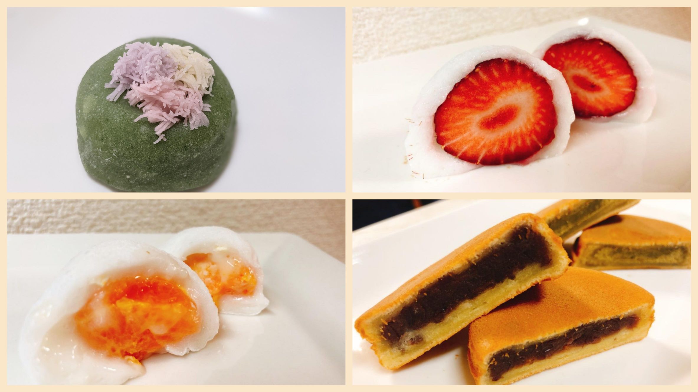 名駅タカシマヤ「菓匠 花桔梗」のフルーツ餅、苺大福、花どらが
