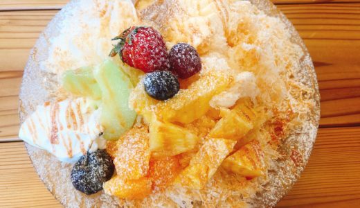 【刈谷】パティスリーラズリーのプリンアラモード氷とフルーツサンドが美味しい