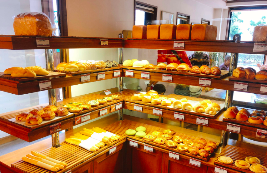 トレトゥールのパンの売り場